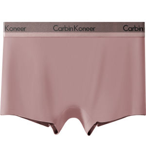CarbinKoneer | กางเกงชั้นในผ้าฝ้ายแท้สำหรับผู้หญิง CarbinKoneer ทรงเอวกลาง ทรงบ็อกเซอร์ ป้องกันการสัมผัส กางเกงขาสั้นป้องกันแสงแดด ผ้าไหมน้ำแข็ง