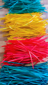 Iratan bambu warna warni isi 100pcs / bahan menganyam dari anyaman bambu