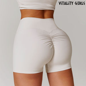 Sweat-wicking Butt-lifting Yoga Shorts