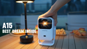 VEVSHAO A15 Smart Projector Portable Free 180°Android 13.0 WiFi Auto Keystone Focus Pocket Beamer for Home Meeting Video Cinema