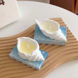 Sea Snail Scented Candle Indoor Long Lasting Home Decorations Bedroom Accessories Photography Props Versatile Universal Use