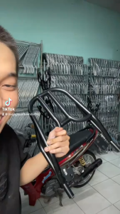 Baga Thay thế cản xe máy zin chắc chắn hơn chịu tải tốt hơn dùng cho tất cả dòng xe Satria+Raider (sơn tĩnh điện )