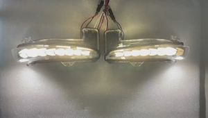 TCS PROTON EXORA 2013-2024  CAR CHROME ALBINO SIDE MIRROR DAY LIGHT LED TURN SIGNAL LIGHT ACCESSORIES