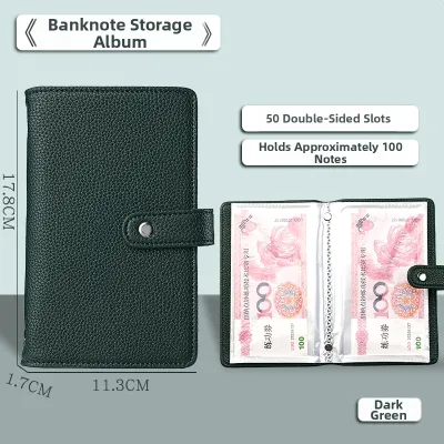 2025 New Cash Saving Book Money Storage Wallet Small Account Book Money Saving Clip Book Binding Accounting Ledger Notebook
