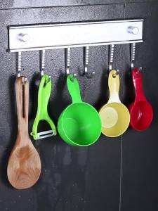 Spoon And Utensil Wall Rack No Drilling