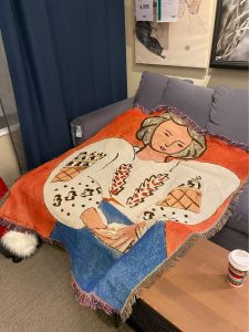 Matisse Henri Oil Painting Sofa Blanket Bed Tail Towel Cover Blanket Nordic Style All Seasons Universal Knitted Wool Blend