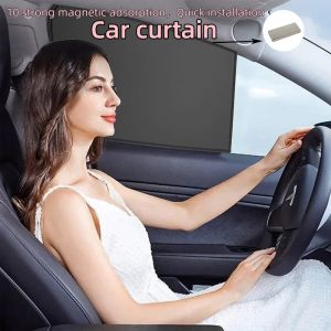 Magnetic Car Sunshade UV Protection Car Curtains Sun Shield Cover Double Sides Car Window Sunshade Protector Window Film Cover