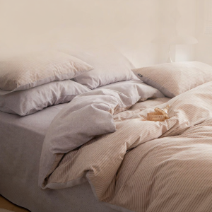 DOHIA | Dual Faced Flannel Pure Cotton Bedding Set