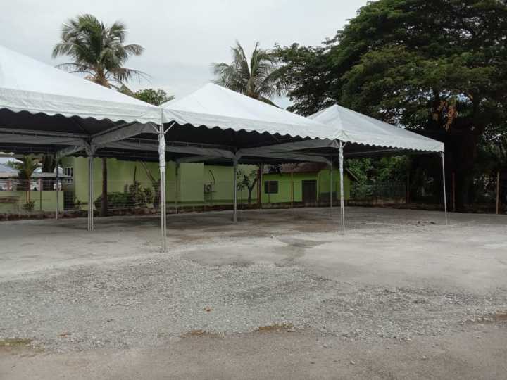 INSTALLATION Canopy 20 x 20 Pyramid for outdoor use for Catering wedding Event Tent Commercial Canopy Kanopi Piramid Khemah Kahwin Kanopi 20x20 21 30 days delivery Lazada