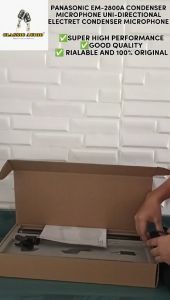 Panasonic by Classic Audio EM-2800A Condenser Microphone / UNI-Directional Electret Condenser Microphone (Original)