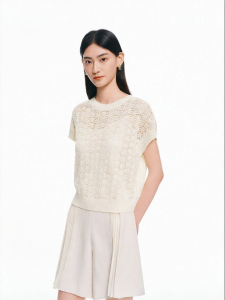 Koradior | Lace Knitted Top Stylish Versatile Casual 2026 Summer