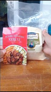 Beras basmati dan bumbu biryani 600gr nasi briyani instan paket basmati rice beras briyani murah