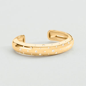 AGATHA | French Luxury Teardrop Style Open Arm Bracelet