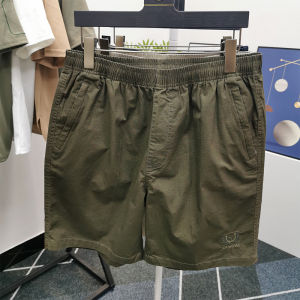 100% Pure Cotton Mens Shorts Casual Summer Five-Quarter Pants Loose Fit Home Wear Breathable Comfortable Youth Fashion