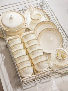 JINGDITAOCI | Luxury Ceramic Porcelain Tableware Set