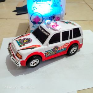 Mainan Mobil Sports 3D Lamborjini Lampu LED+Musik/mainan mobil polisi 3 mode suara sirine