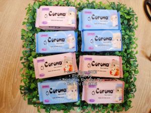 Combo 8 gói khăn giấy ướt mini ( 64 tờ )Corona Gia Nguyễn chính hãng ( date xa )