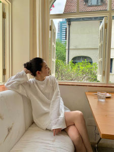 YUFUQING | French Minimalist Style Womens Linen Set Loose Fit Sunscreen Two-Piece Suit High Waist Short Pants Casual Comfortable Fashion