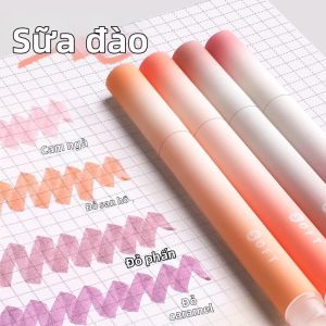 Bút Dạ Quang Màu Nhạt Đầu Mềm 6 Cây