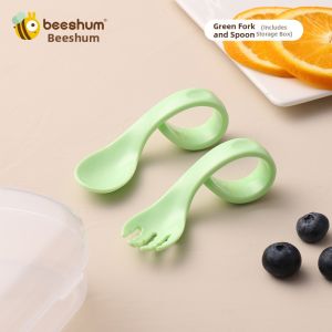 Beeshum | Baby Training Spoon for Self-Feeding