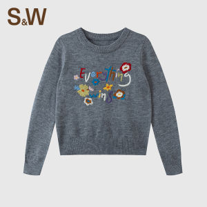 S&W | Embroidered Pullover Sweater Women