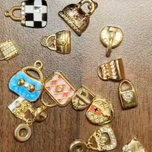 【PETALS_STYLED】 Titanium Bag Series Charm Pendant For Bracelet