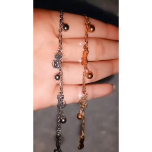 Gelang Tangan Titanium Wanita Gelang Kitten Model Terbaru Bonus Kotak Perhiasan - Lovelybutik