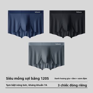 Quần lót nam MiiOW Ice Silk mỏng thoáng khí kháng khuẩn cạp vừa thể thao