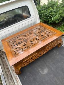 meja ukir jati murah