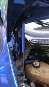 2PCS Damper for Ford EcoSport (B515) MK2 2013-2023 Front Bonnet Hood Modify Gas Struts Carbon Fiber Lift Support Shock Accessories Absorber