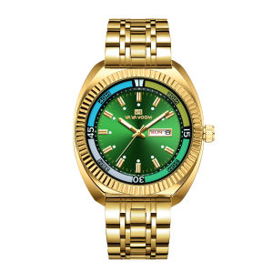 Men Watch Green Classic Diving Series 42mm Silver Stainless Steel Luxury Business Clock 3Bar Waterproof Student Timing Man Watch