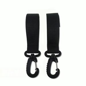 2-Pack Universal Stroller Hooks – Lightweight Organizer Clips for Extra Hanging Storage