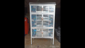 ส่งฟรี !!! ตู้กับข้าว 2.5ฟุต / 3ฟุต / 3.5ฟุต +6ประตู รุ่นพิเศษ พื้นอลูมิเนียม ทนกว่าพื้นกระดาษอัด ตจว.ไม่ได้ส่ง