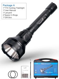 Trustfire 2300Lumens LED Săn Bắn Đèn Pin Chiến Thuật Đèn Pin Sạc Với Pin 18650 Cho Cắm Trại Tự Vệ Đèn Chống Thấm Nước
