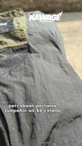 KAWAGE Celana Cargo Pendek Boardshot Pria - Wanita Shortpants Nylon Waterproof - Celana Denim