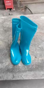 Ủng lao động cho nữ màu xanh size 36-43 ủng bảo hộ lao động ủng hoa sen màu xanh