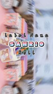 Label Nama Roll Sanrio 1 Kotak Isi Banyak Ready 4 Variant Warna / 1 Set Roll Label Name Untuk Di Tempel Kualitas Terbaik Stationary Fancy Kekinian Kualitas Premium Bisa Grosir dan COD Harga Termurah