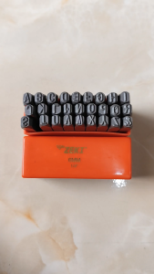 Alat Ketok Huruf 6mm Zeki Japan Letter Punch Zeki Huruf Ketok 6mm Zeki Japan