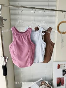 New One-Piece Shoulder-Digging Sports Bra Womens Anti-Shock Running Slimming Yoga Fitness Top Breathable Moisture-Wicking Nylon Yoga Vest