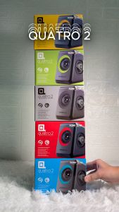 SonicGear Quatro 2 Powerful Huge Bass USB Wired Speaker Line-In Volume Controller Huge Driver Size 1 Year Warranty