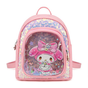 Túi Xách Hoạt Hình Cho Trẻ Em Túi Đựng Đồ Chơi Túi Đi Học Cho Bé Gái Túi Đeo Vai Đôi Họa Tiết Hoạt Hình Dễ Thương Túi Cát Lấp Lánh