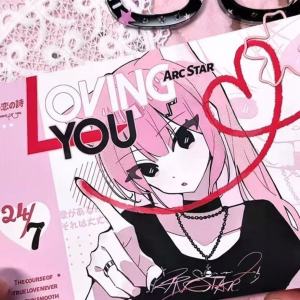 New Product Sticker Book Lone Star Character Sticker Book Whole Huge Thick Ins Style Girly Heart Dark Style Student Diy Material