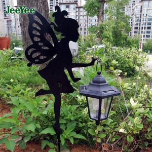 JeeYee New LED Solar Lamp Outdoor Fairy Lantern Light Waterproof Garden Landscape Lawn Stakes Lamps For Country House Yard Decoration