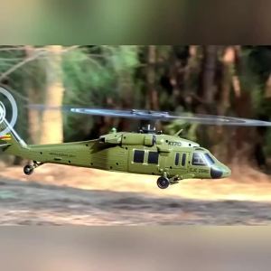 WLtoys XK K170 Black Hawk 2.4GHz 4CH RC Helicopter 6Axis Gyro Optical Flow One Key RTF 4-Blade Brushless Flybarless Toy for Kids