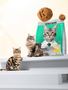 KERES | Fresh Meat Digestive Health Fish Oil Hair Shine Cat Food for All Stages