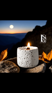 Nến Thơm Nghệ Thuật Moonlit Stone Candle Collection