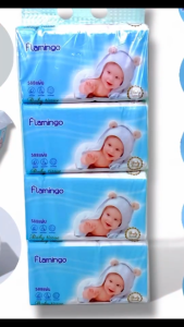 กระดาษทิชชู่ 1หิ้ว 4 ห่อ 1ห่อ588แผ่น หนา4ชั้น แผ่นหนานุ่มไร้ขุย อ่อนโยนเหมือนกลีบดอกไม้แรกแย้ม Tissue-588-1