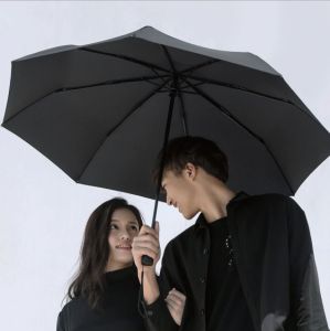 KongGu UV Umbrella Automatic Windproof Auto Umbrella Foldable UV 99% Block with Black Layer Sunshade Rainproof Anti-UV 雨伞自动