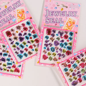 Băng Dính Đá Quý 3D Cho Bé Gái Trẻ Em Thủ Công Hình Trái Tim Pha Lê Cho Phụ Nữ Mang Thai Trên Bụng Đồ Chơi