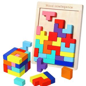 MWZ | Russian Square Thick Large Blocks Montessori Educational Toy